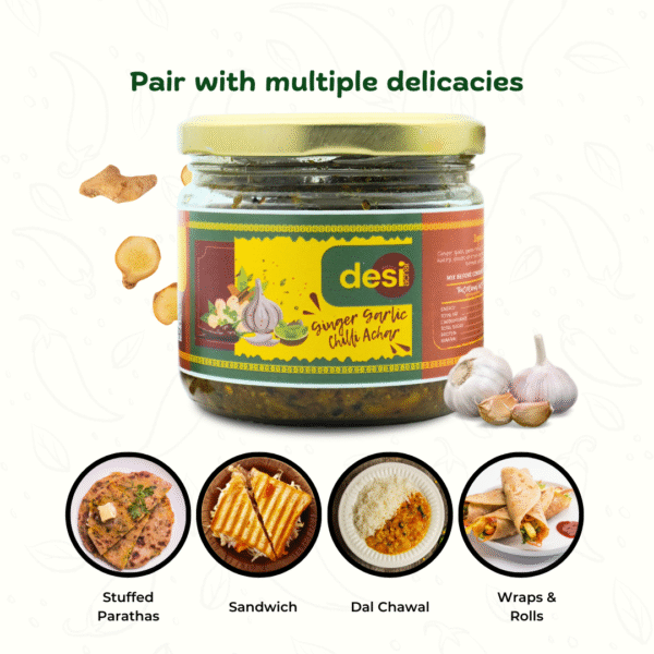 Ginger Garlic Chilli Mixed Achar - Image 3