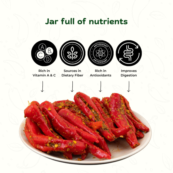 Red Chilli Stuffed Achar - Image 4