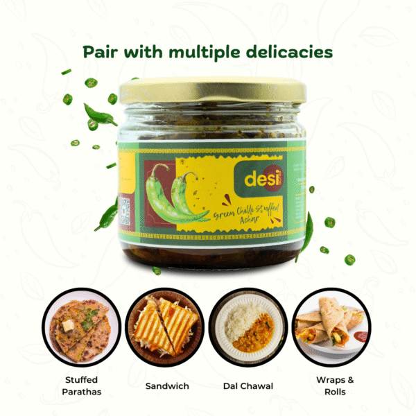 Green Chilli Stuffed Achar - Image 3